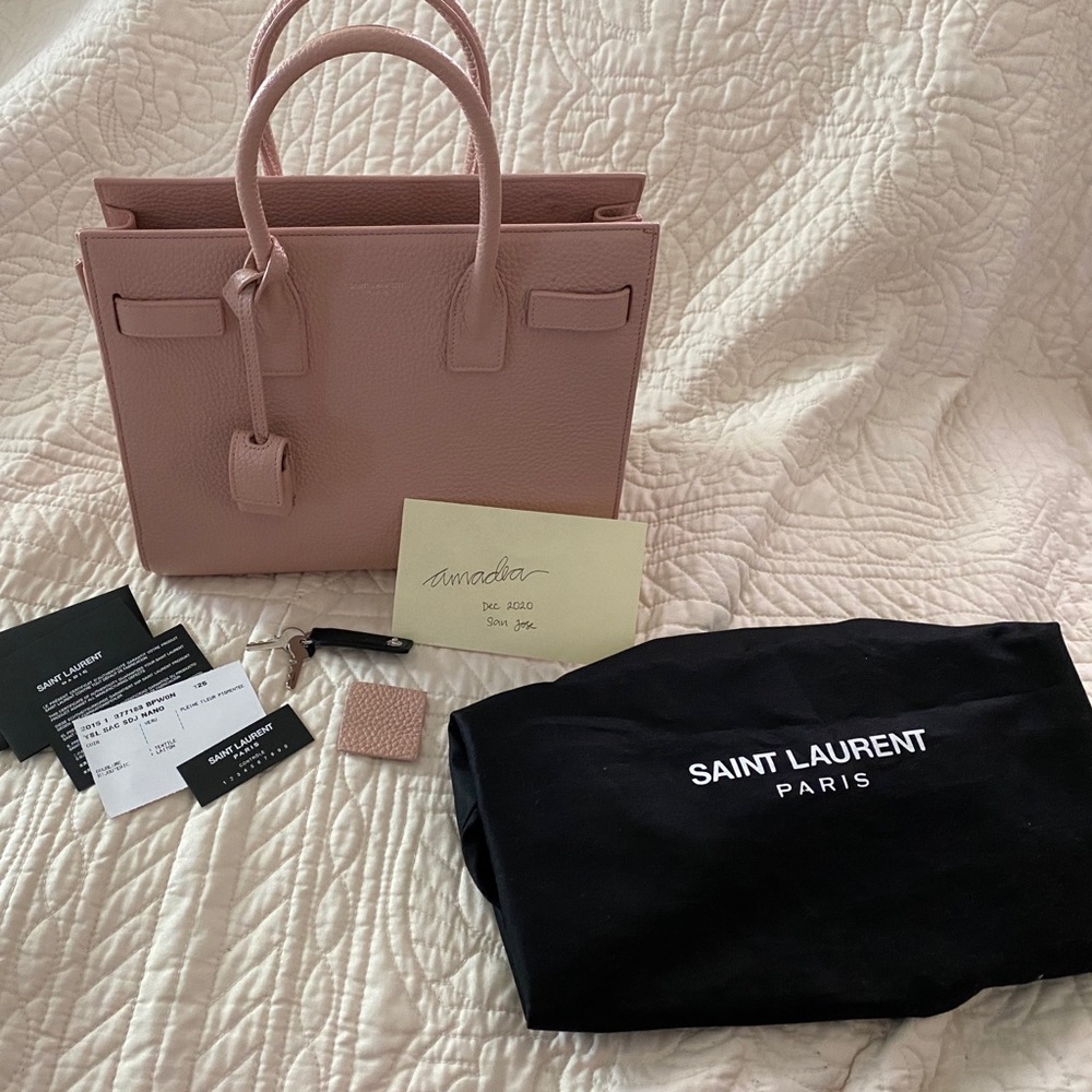 Saint Laurent Small Sac De Jour Light Blush - Picture 1 of 8